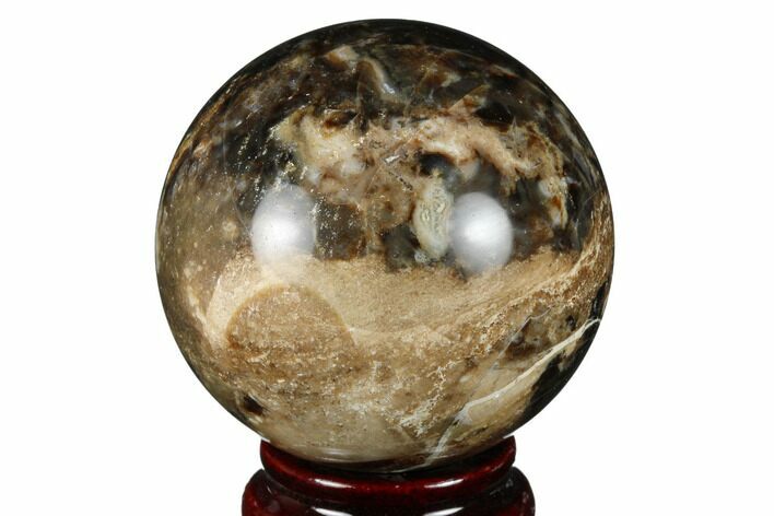 Black Opal Sphere - Madagascar #168406